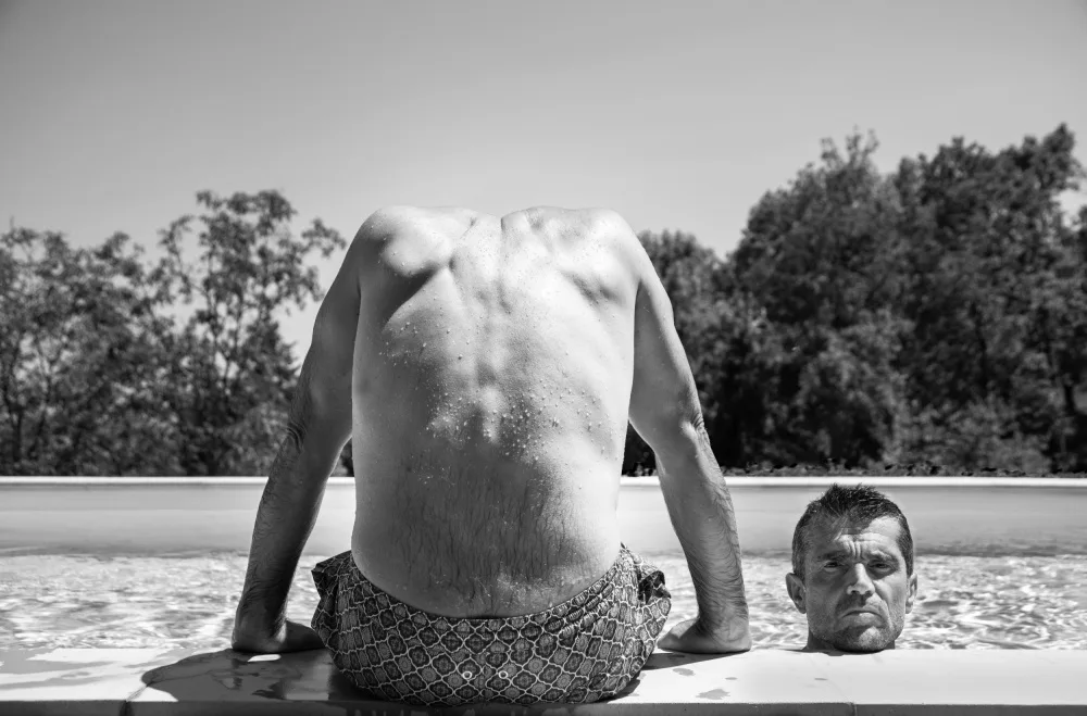 Toniolo, Giorgio: Sommerliches Selbstporträt