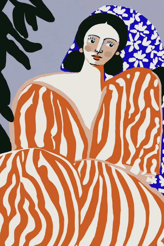 Treechild: Woman In Striped Suit