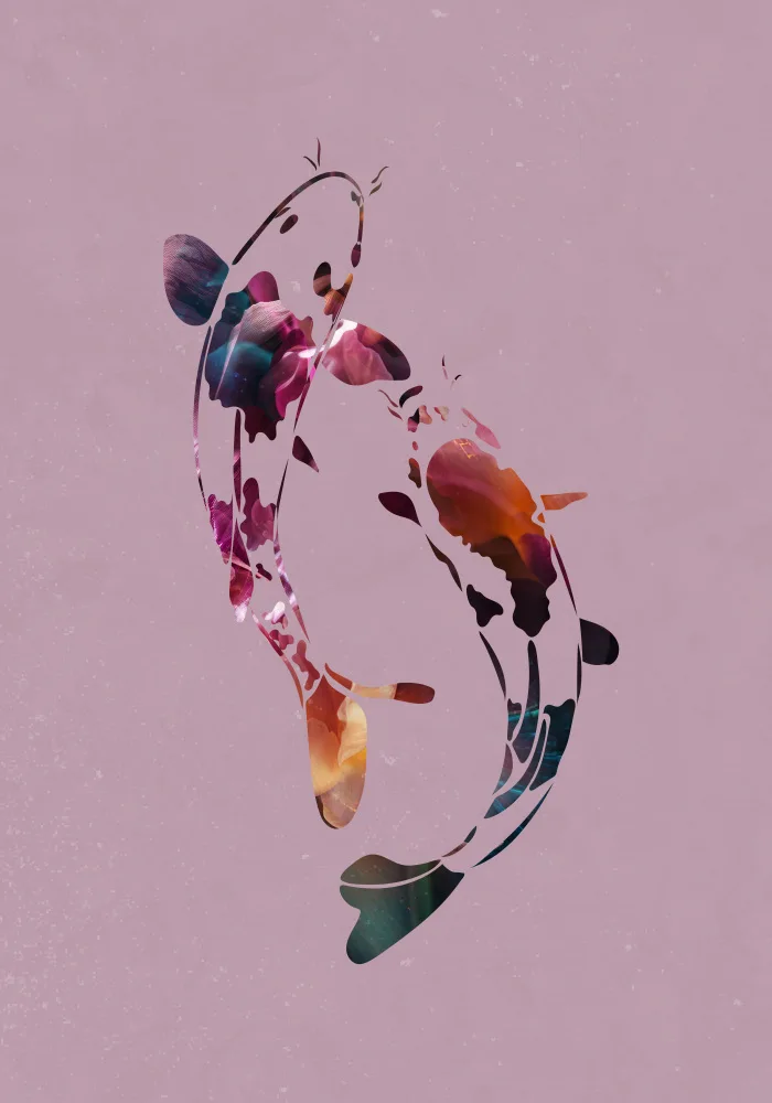Manovski, Sarah: Koi Ryby Abstrakt