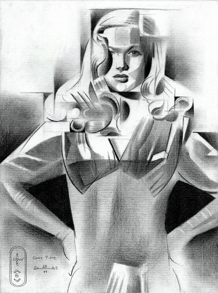 Akkers, Corné: Sans Titre 28 06 23 (veronica Lake)