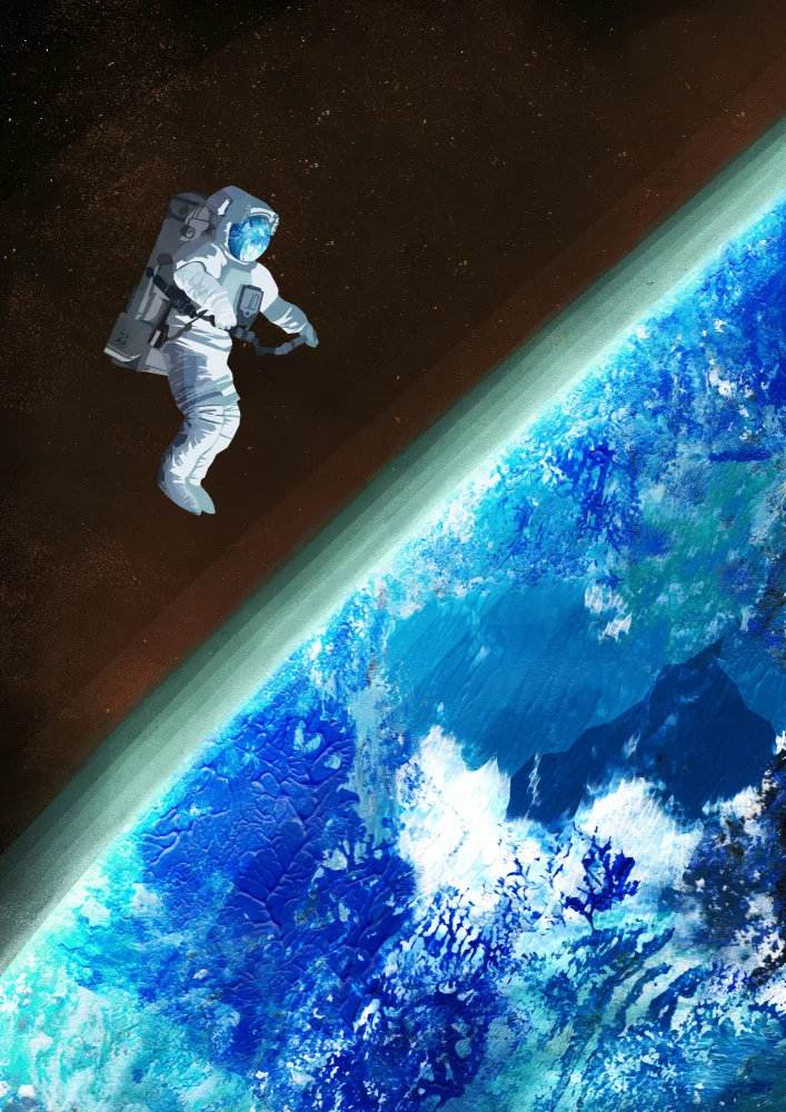 Blauw, Goed: Space Walk