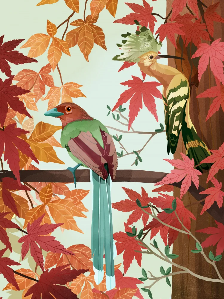 Blauw, Goed: Birds of Autumn