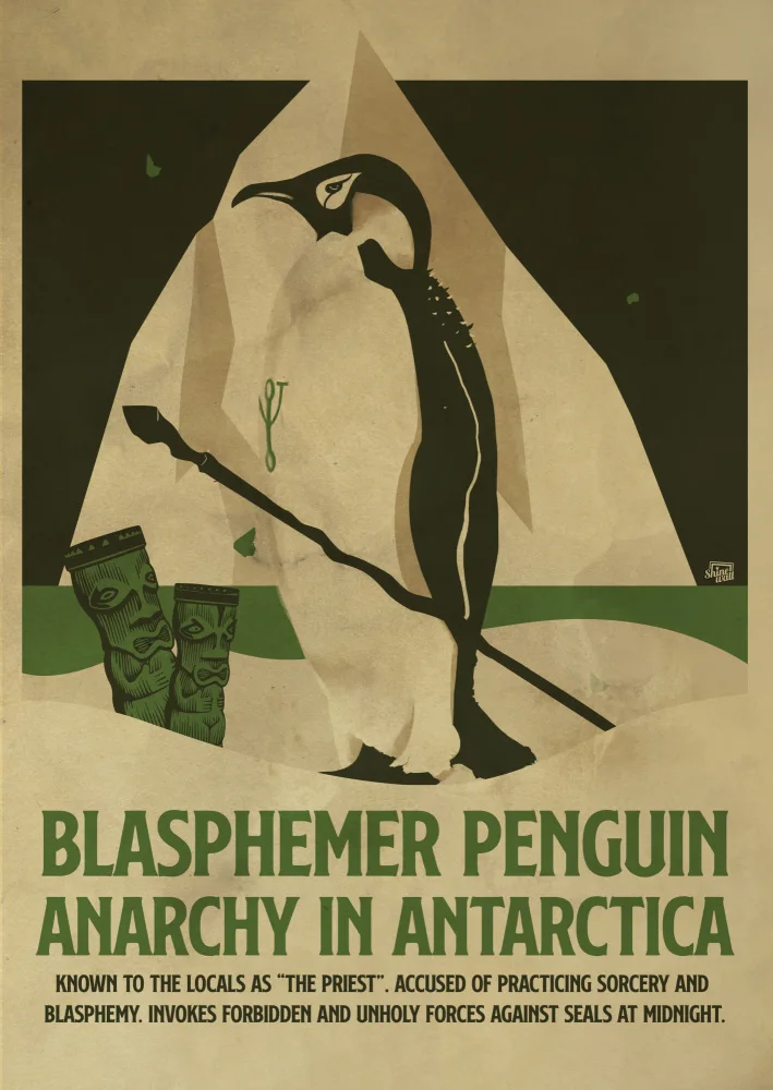 Gemos, Dionisis: Vtipný potisk penquin