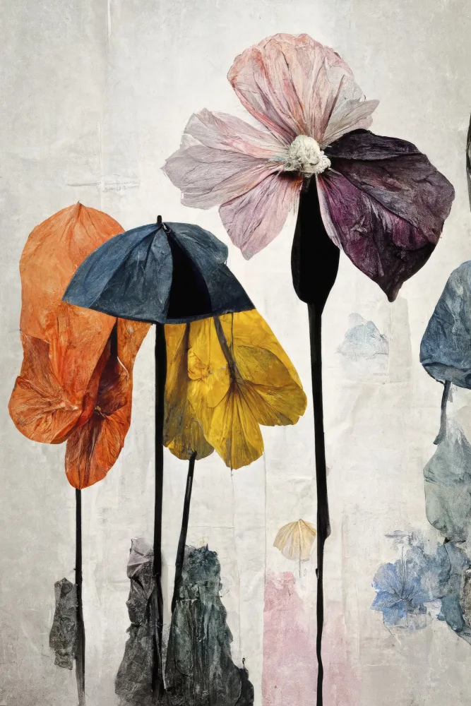 Treechild: Parapluie Fleurs No2