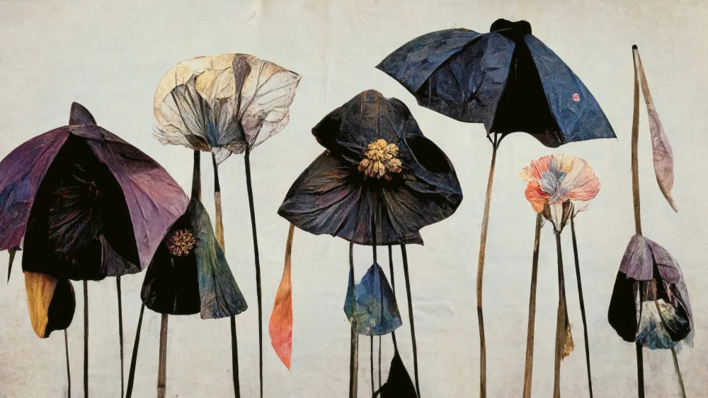Treechild: Paraguas Flores No 1
