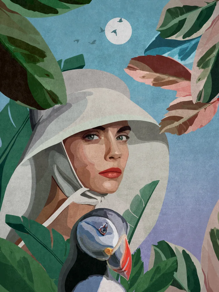 Tunaboylu, Emel: Macareux et femme