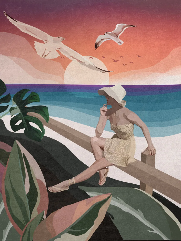 Tunaboylu, Emel: On the Beach