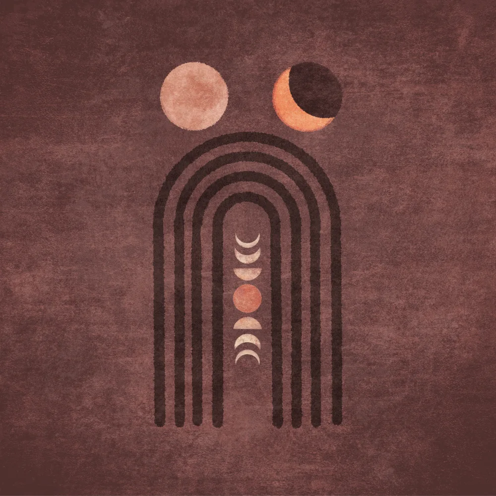 Tunaboylu, Emel: Visne Aquarelle Phase de Lune