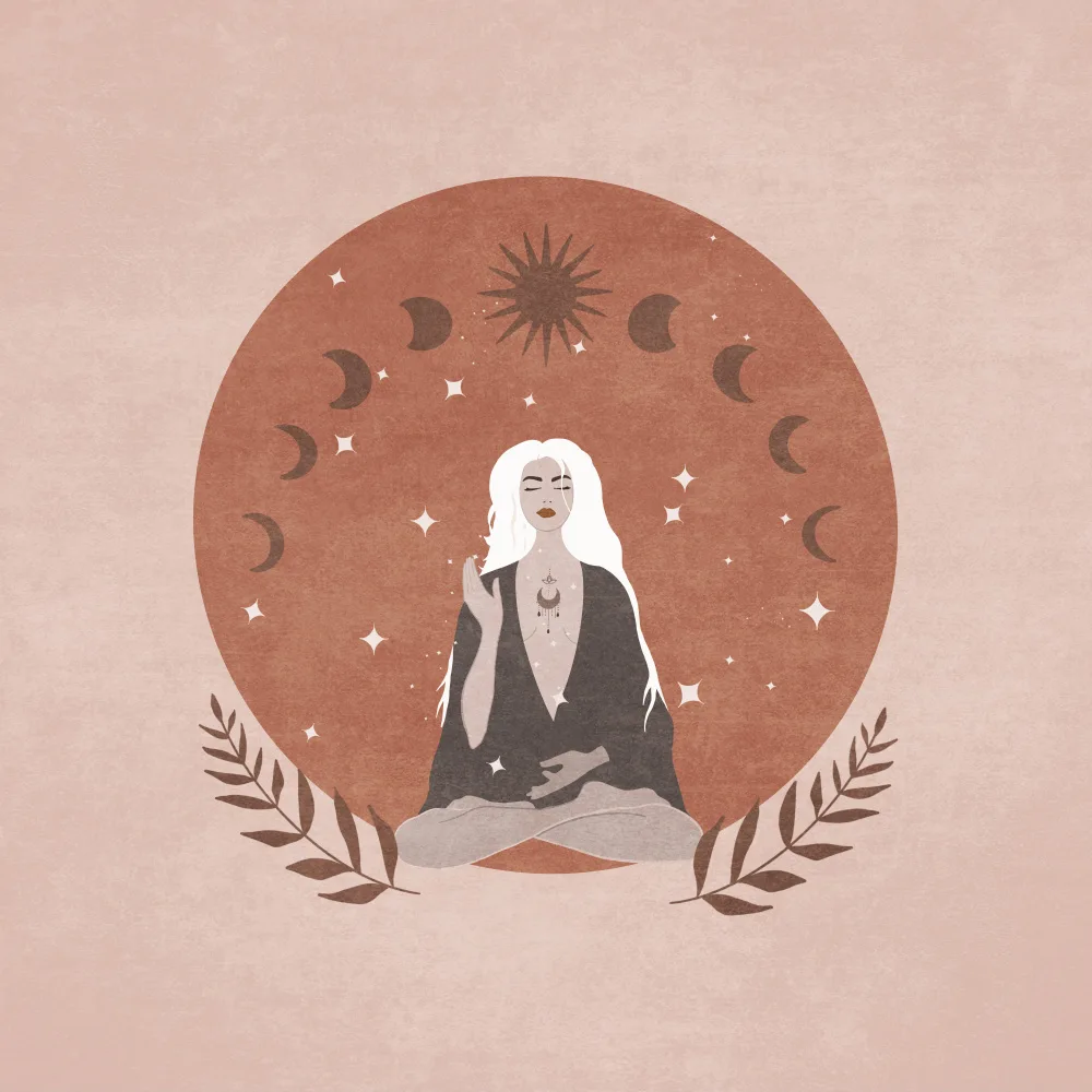 Tunaboylu, Emel: Meditasyon Beyaz Sacli Kadin