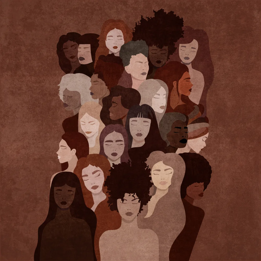 Tunaboylu, Emel: Absctract Terra Womens Faces