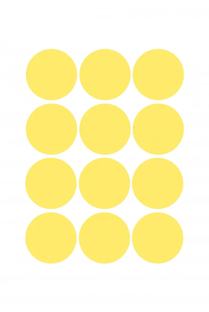 Design, Oju: Kreise gelb