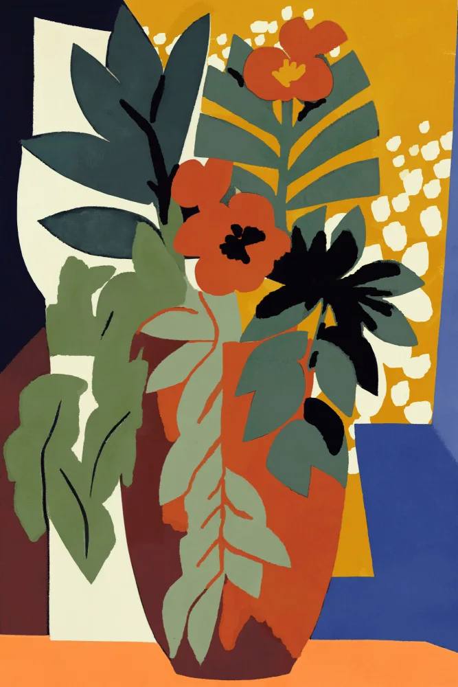 Treechild: Impressions de fleurs abstraites