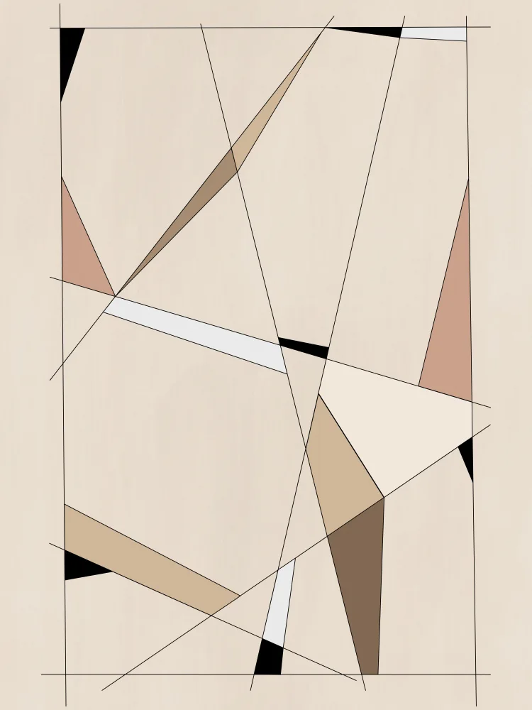Ristova, Elena: Geometrické béžové umění č.1