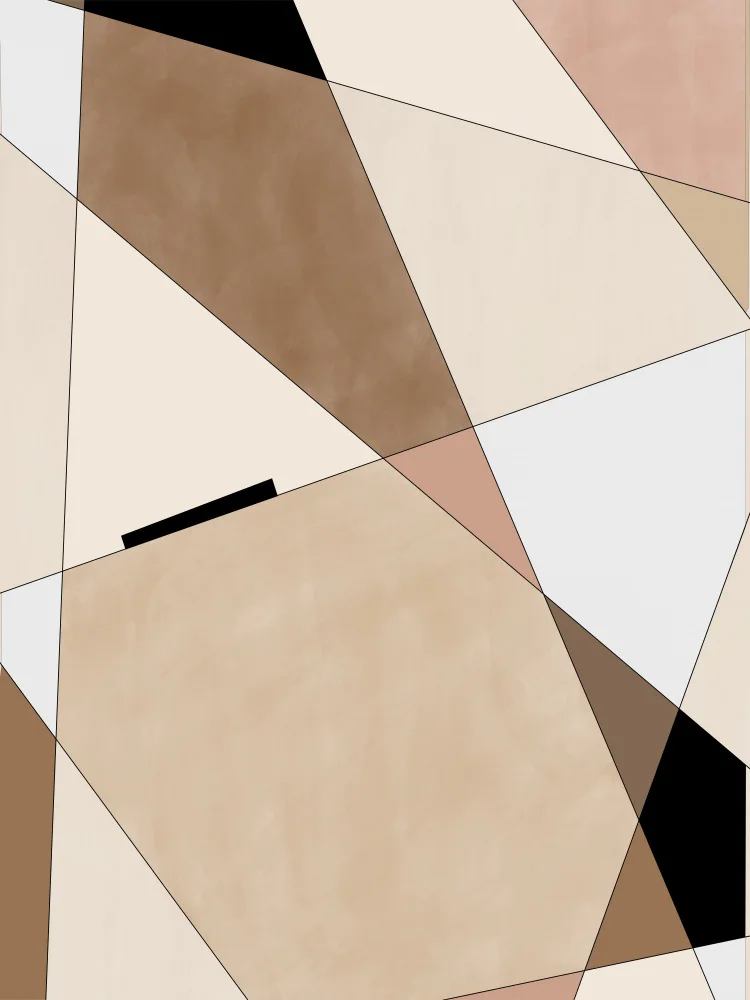 Ristova, Elena: Geometrické béžové umění č.1