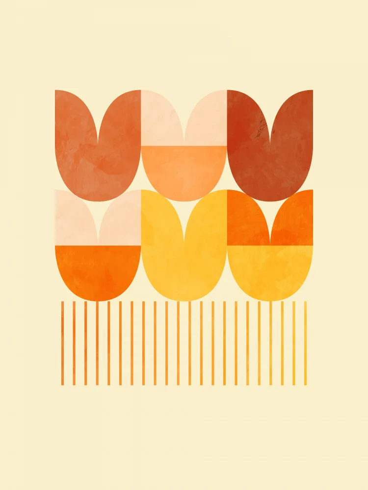 Bre, Rut Ana: Spring Mid Rhapsody Orange 1