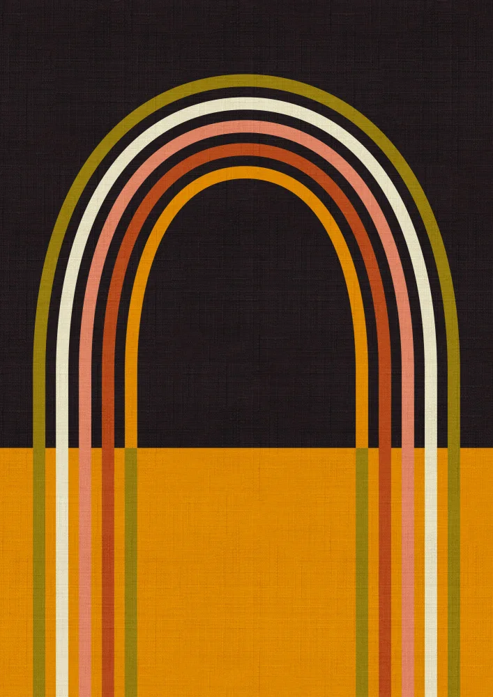 Bre, Rut Ana: Geo Shapes Fall 21 Rainbow Arc
