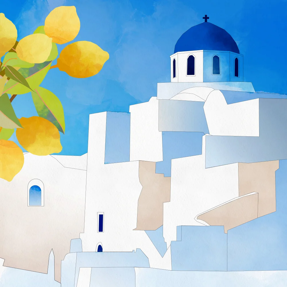 Bre, Rut Ana: Santorini Neu