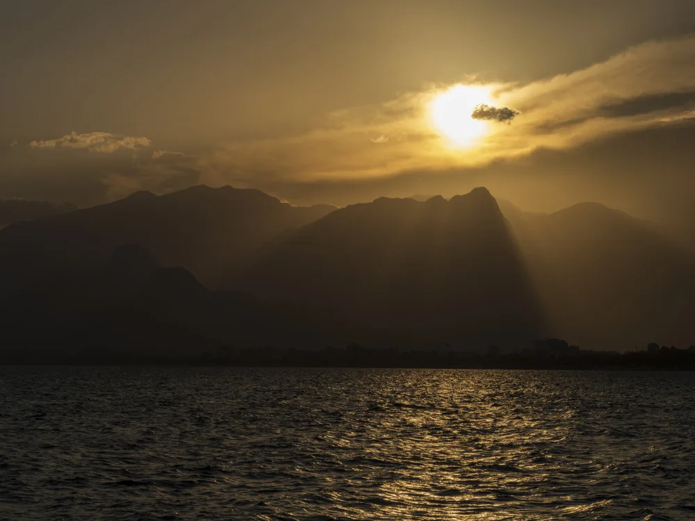 akyurt, engin: amazing sunset and great sea view