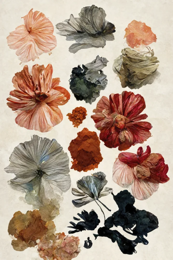Treechild: Trockenblumensammlung
