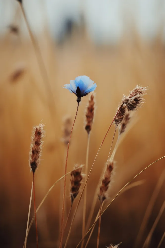 Treechild: Blaue Kornblume