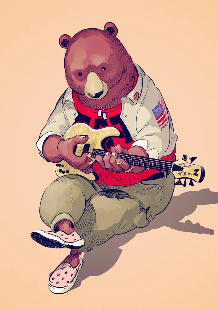 pomodorosa: Technical Bear