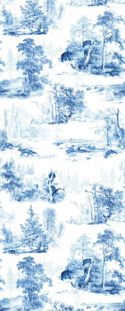 Lane, Hendon: Hl011 Woodlands Blue 1206mm X 3000mm