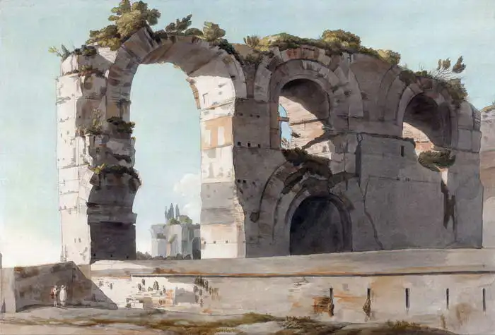 Towne, Francis: Claudiův akvadukt, Řím