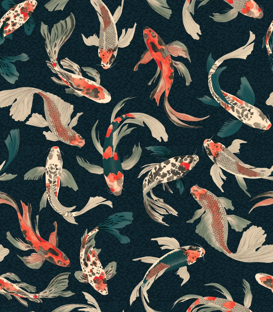 Lane, Hendon: Hla018 Koi Fish Dark