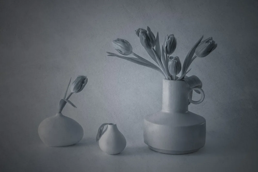 May, G.: Naturaleza muerta con tulipanes