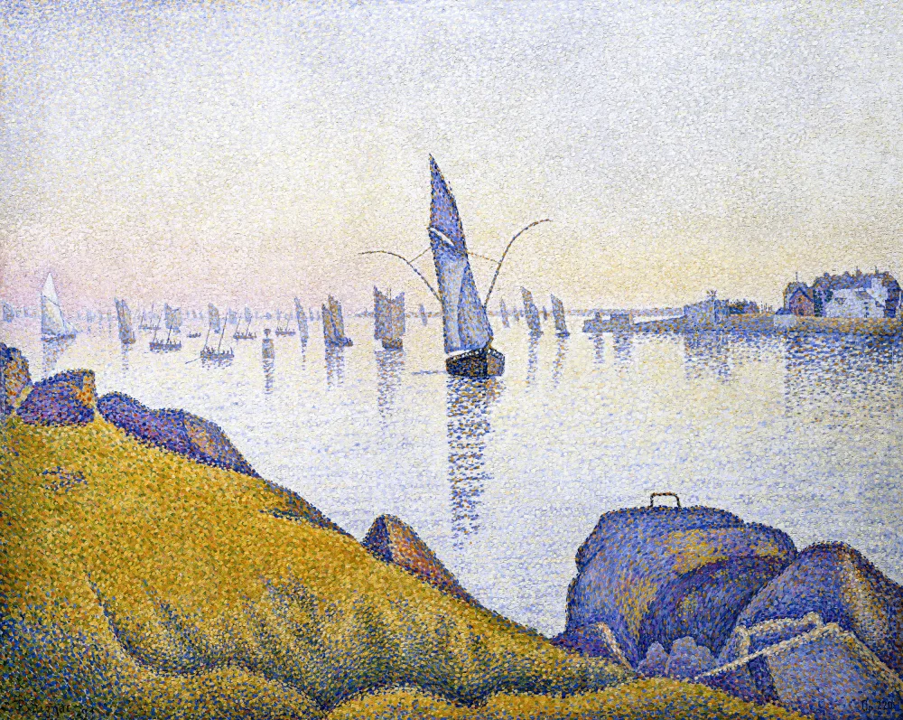 Signac, Paul: Večerní klid 1891