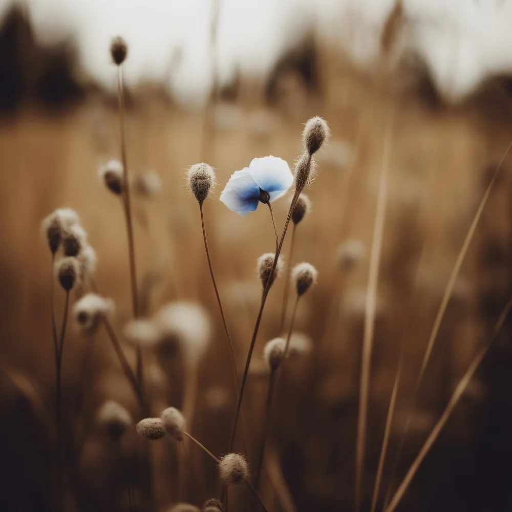 Treechild: Fleurs de maïs bleu n°6