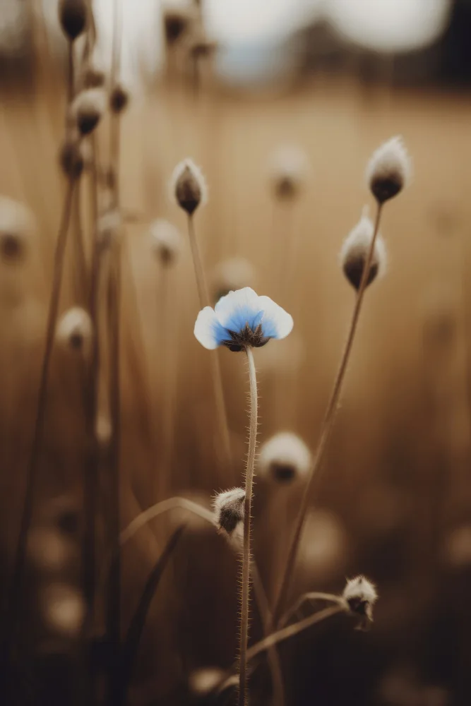 Treechild: Fleurs de maïs bleu n°4