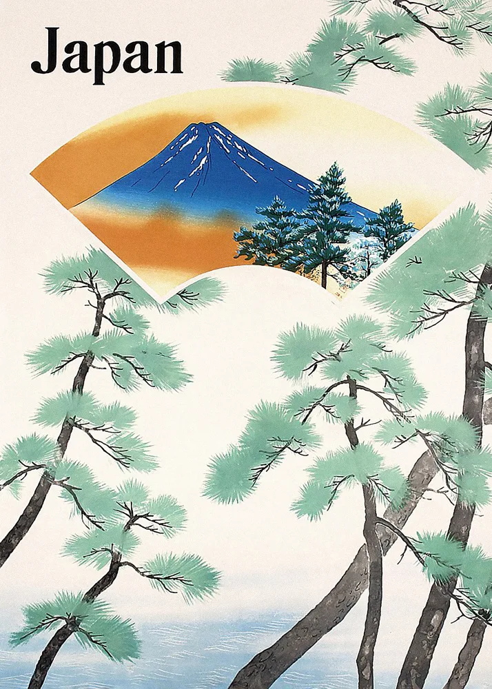 Poster, Travel Vintage: Cestovní plakát japonských vládních drah z 30. let