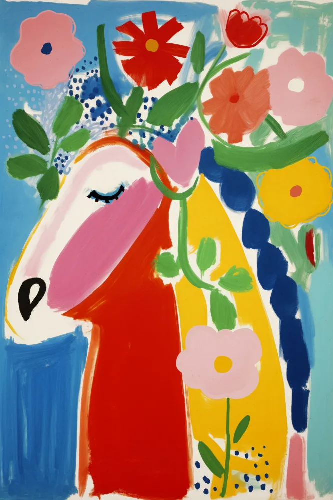 Treechild: Le cheval fleuri