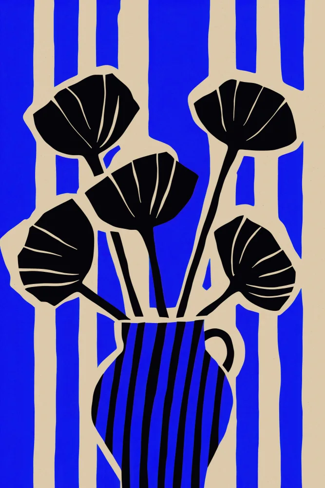 Treechild: Nature Morte Rayée Bleu
