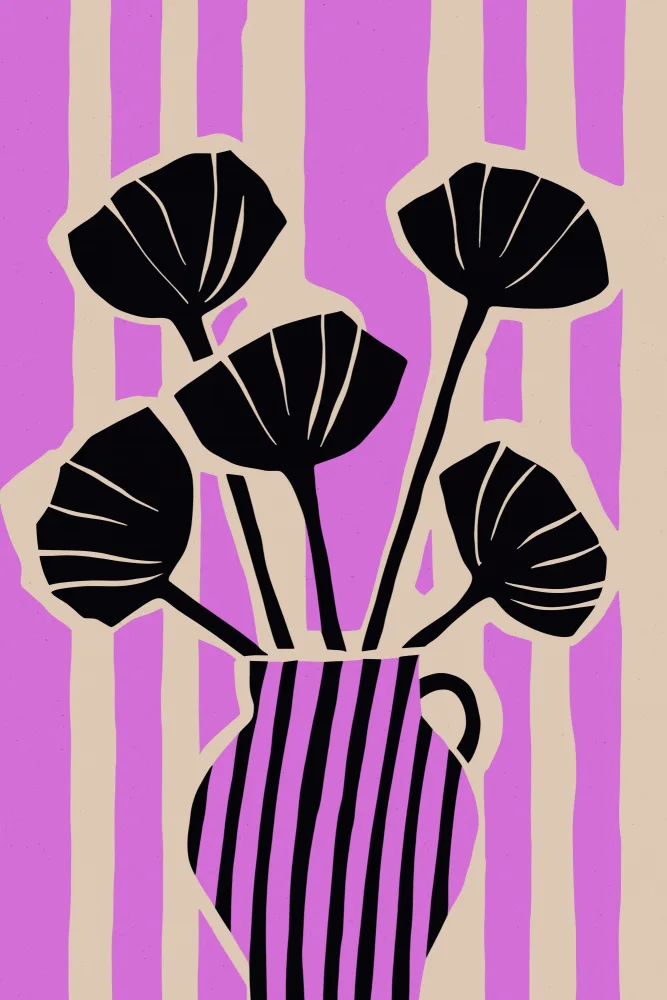 Treechild: Rayures Nature Morte Violet