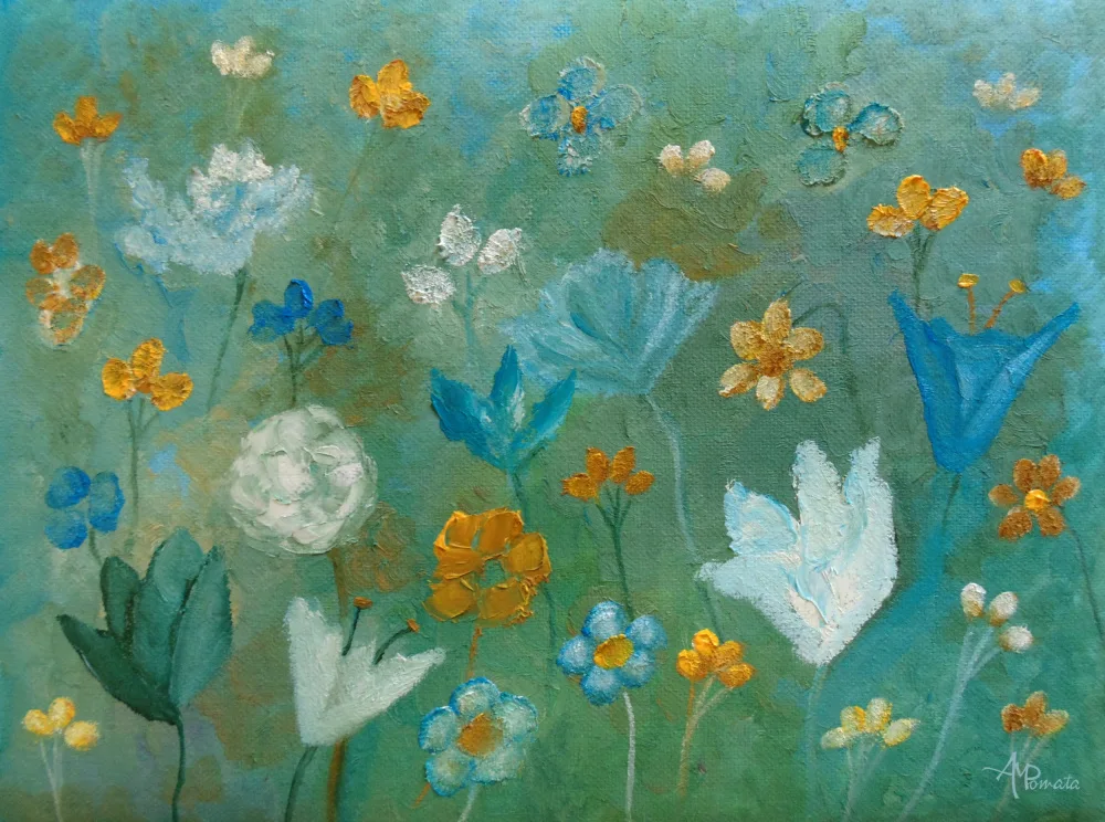 Pomata, M. Angeles: Poise In Turquoise