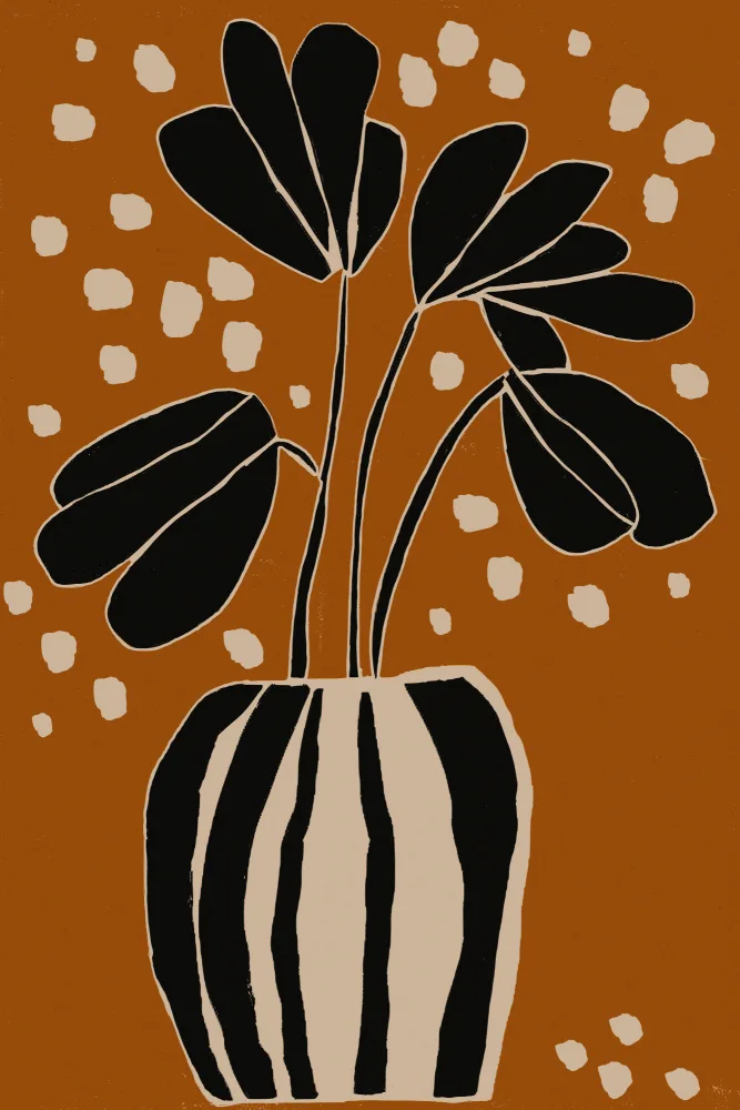 Treechild: Ockerfarbenes Stillleben Nr. 4