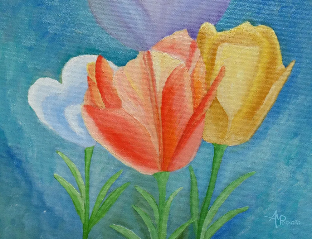 Pomata, M. Angeles: tulipanes