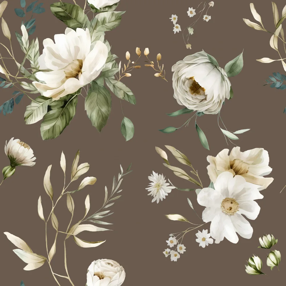 Paksoylu, Bilge: Wall Mural Wh 3 4096 Brown Grey
