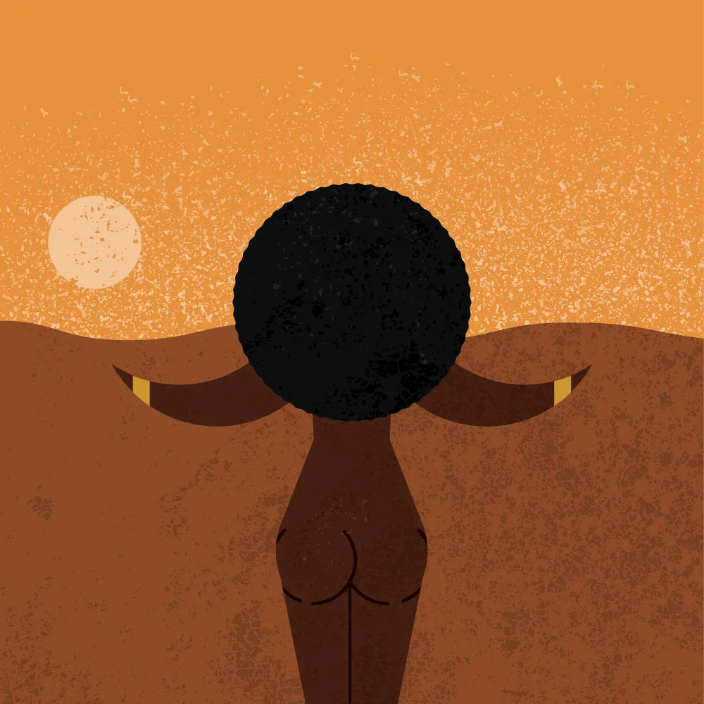 Art, Grasp Vision: Africká žena