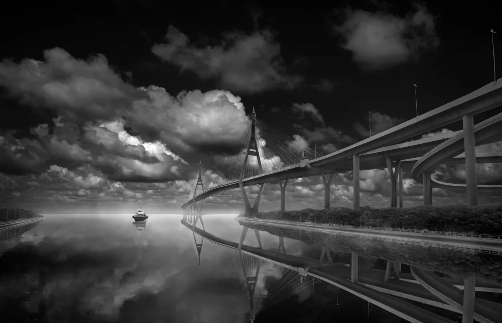 boonlertro: Chao Phraya River Reflection #232018