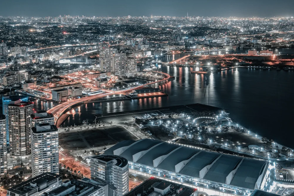 Hara, Tomoshi: Noche urbana de Yokohama
