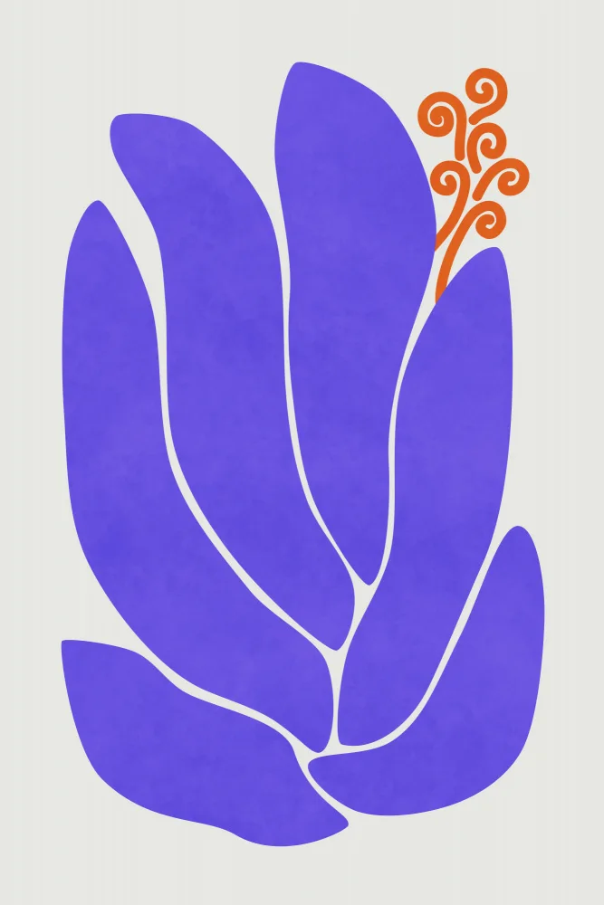 amini54: Flor de lirio morado