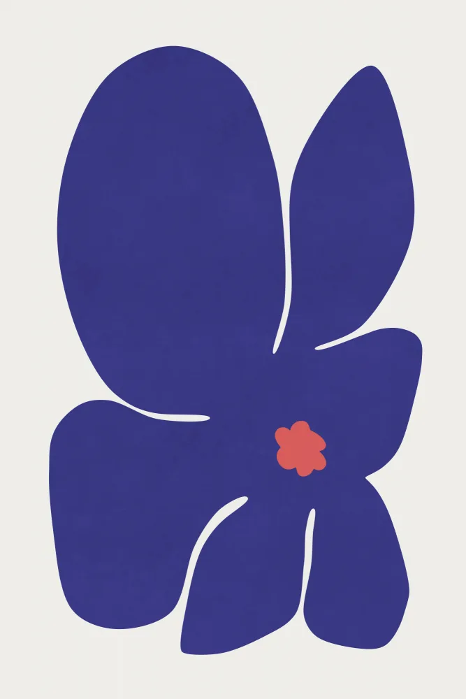 amini54: Flor de lirio azul