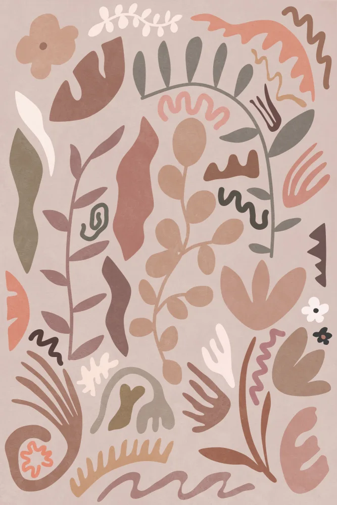 amini54: Blush Flora Barvy a tvary III
