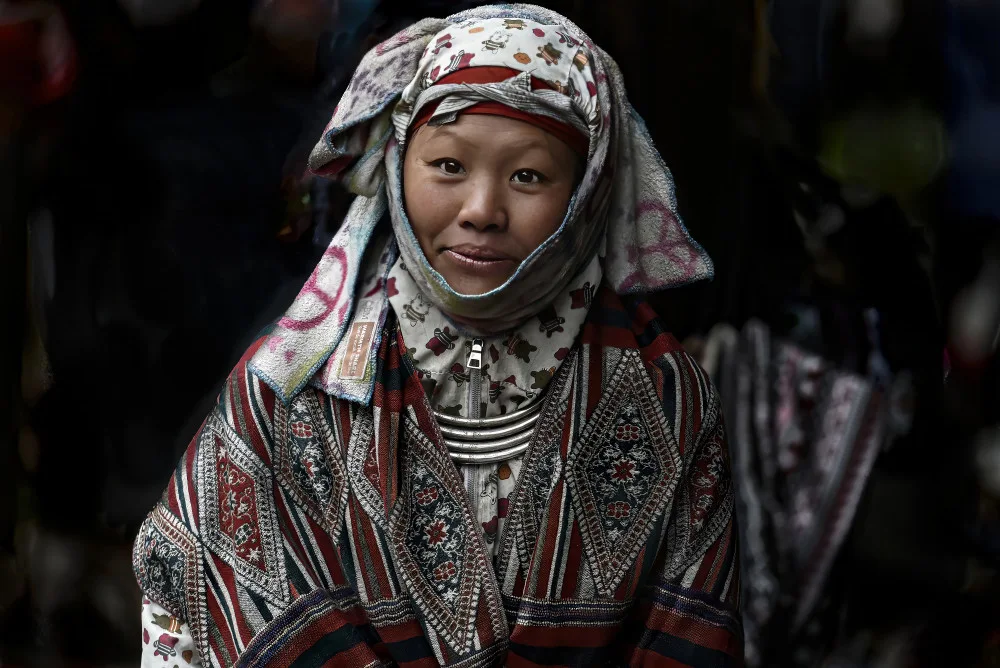 Perovich, Irene: Un buen vendedor en el mercado de Sapa.