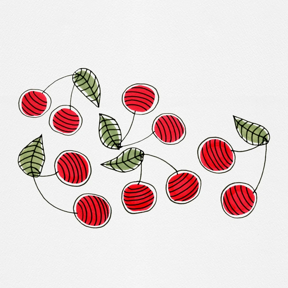 Channell, Michele: Cerises rouges