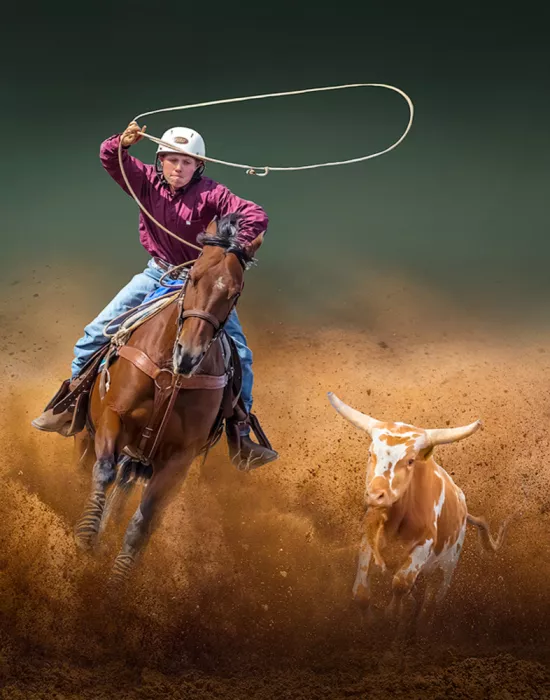 Thwaits, Yun: Tie Down Roping