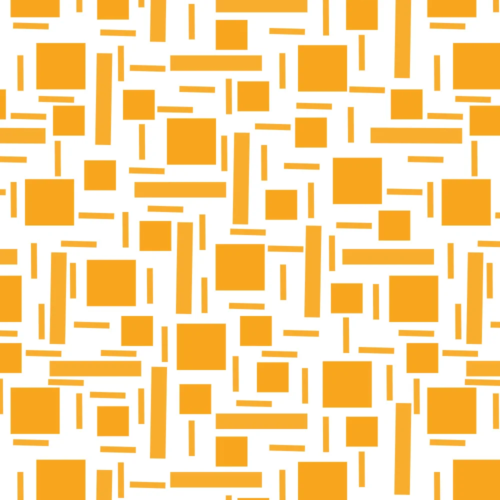 Channell, Michele: Shapely#2 Naranja Geométrico Abstracto